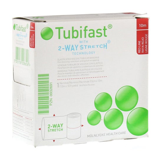 Tubifast 2Way Stretch Rood Circulair 1ut