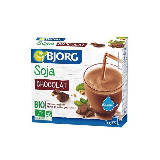 Bjorg Mini Soya Drink Chocolate Bio 3x250ml