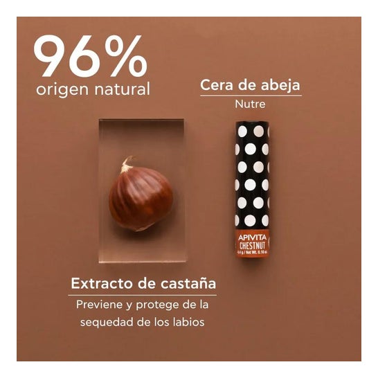 Apivita labial chestnut 4,4g Apivita labial chestnut 4,4g