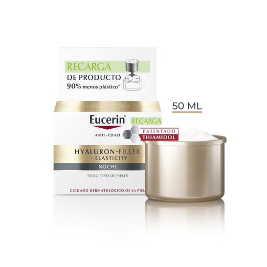Eucerin Hyaluron Filler + Elasticity Crema Noche Recarga 50ml