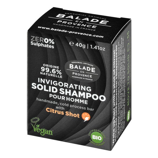 Balade en Provence Champú Sólido Energizante Hombre Bio 40 g