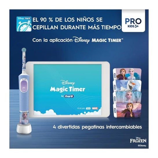 Oral B Cepillo Eléctrico Recargable Infantil Frozen + Estuche Oral B Cepillo Eléctrico Recargable Infantil Frozen + Estuche