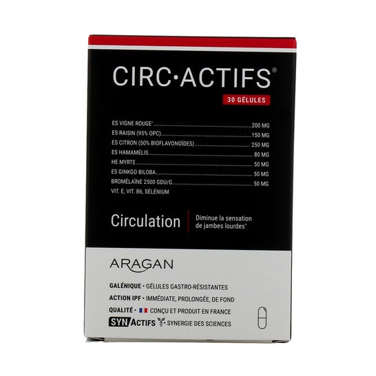 Circactus Synactives Circactus Circactus circolazione 30 glules