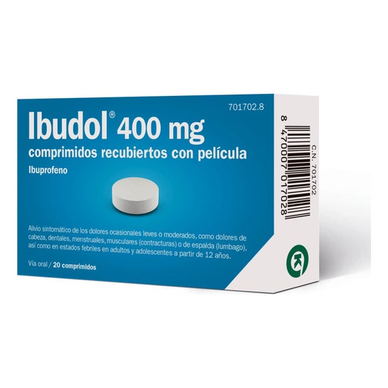 Ibudol 400mg 20compr recubiertos