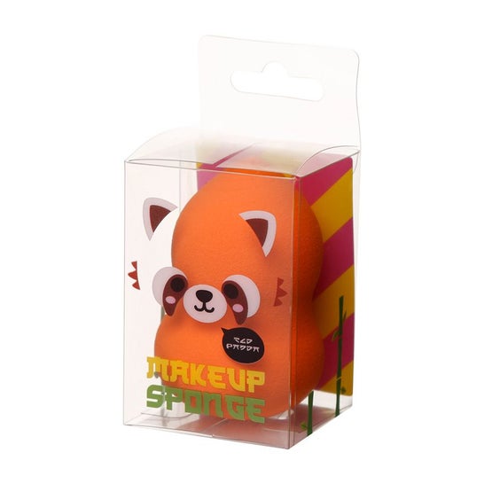 Puckator Esponja 3D Maquillaje Panda Rojo 1ud
