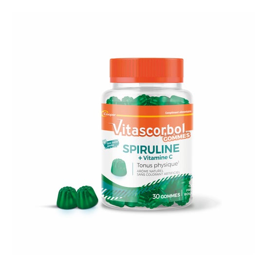 Vitascorbol Spiruline + Vitamine C 30gummies