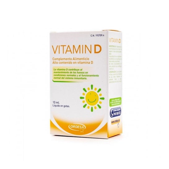 Ordesa Vitamin D Gotas 10Ml vitamin d,  (Código PF )