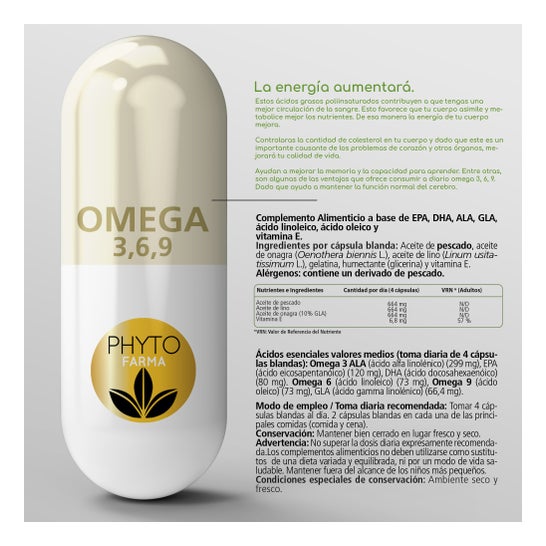 Phytofarma Omega 3,6,9 720mg 360caps