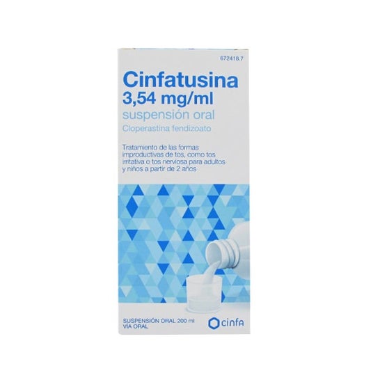 Cinfatusina Suspensión Oral 3.54mg/ml 200ml