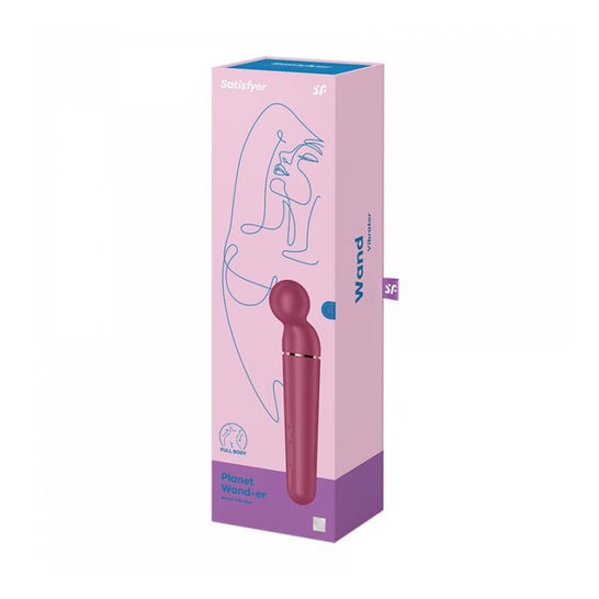 Satisfyer Planet Wand-Er Berry + Rosegold Vibrador 1ud