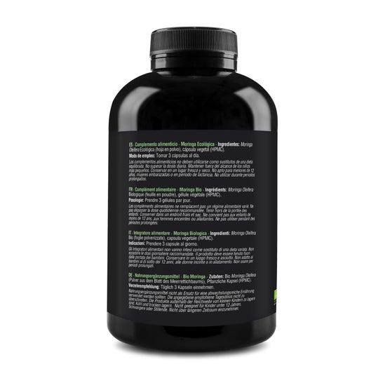 Zenement Moringa Ecológica 1800mg 260vcaps