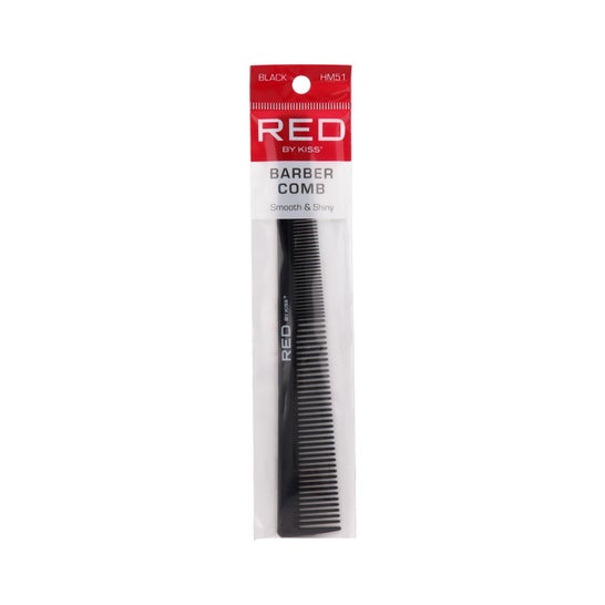 Red By Kiss Barber Comb 1ud