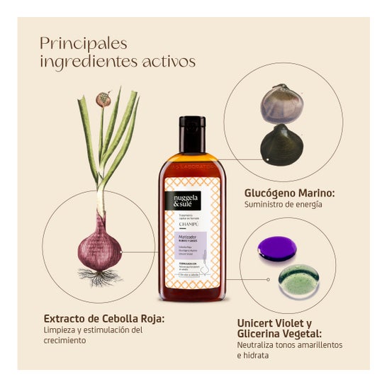 Nuggela & Sulé Champú Matizador Rubios y Grises 250 ml