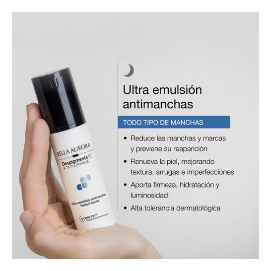 Bella Aurora Despigmenta10 Ultra Emulsión Antimanchas Retinol Noche 30 ml