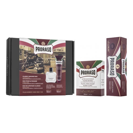 Proraso Red Classic Shaving Thick & Coarse 2uds