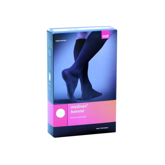 Mediven Calza 20 attivo vaso carbone uomo L2 1pc