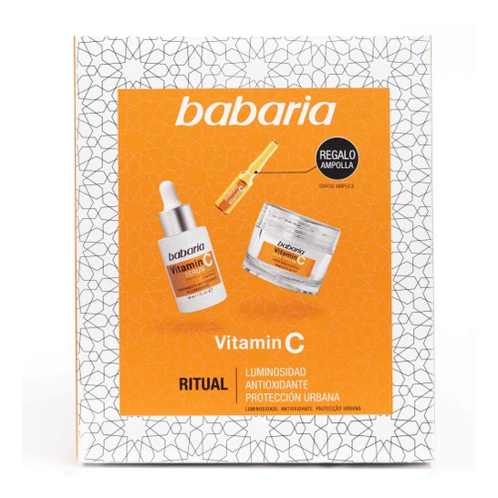 Babaria Vitamin C Serum 82ml + Crema 50ml + Tratamiento Ampolla