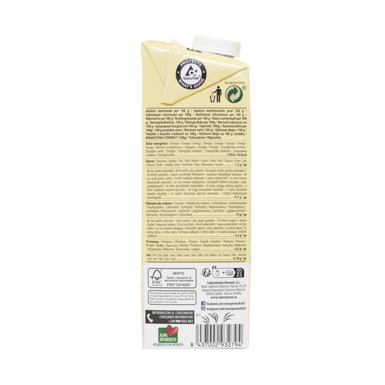 Naturgreen Bebida Ecológica de Arroz Bio 1000 ml