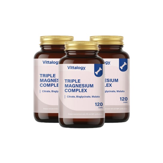 Vittalogy Triple Magnesium Complex 3x120 cápsulas