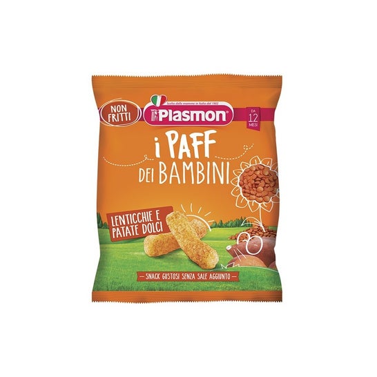 Plasmon Paff Snack Lenticchie Patata Dolce 15g