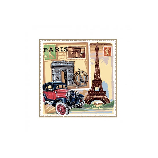 Le Blanc Sachet Parfumé Paris Carte Postale 8g