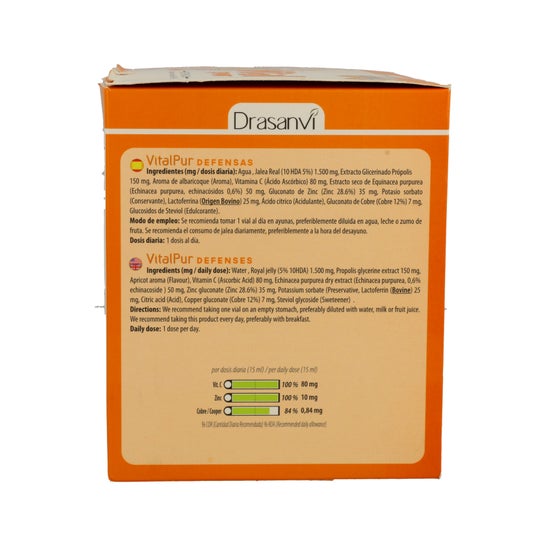 Drasanvi Vitalpur Jalea Real Defensas 15 ml 20 uds