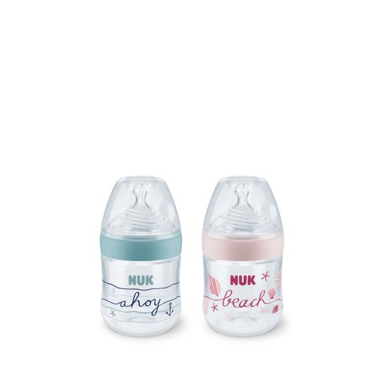 Nuk Biberon Pp Silicona Nature Sense Beach Time Talla S 0-6 M 150 ml
