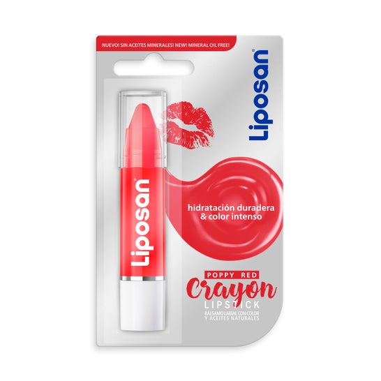 Liposan Crayon Hot Red Labial 3g