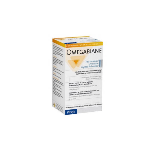 Omegabiane Caps Foie Mor Bt 80