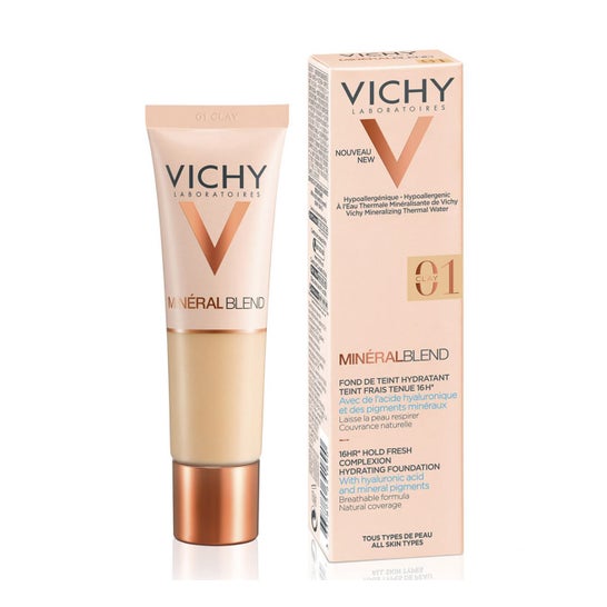Vichy Mineralblend Base de Maquillaje Hidratante 01 Clay 30ml