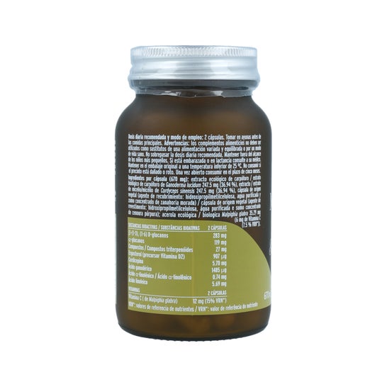 Hifas da Terra Mico Vir-Reishi y Cordyceps 70caps
