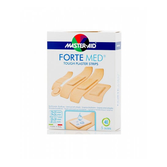 Cerotto Master-Aid Forte Med 5 Formati 40 Pezzi