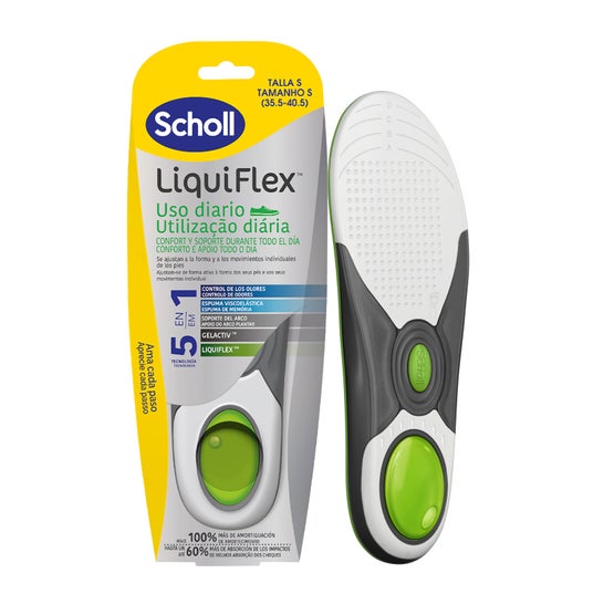 Scholl LiquiFlex Plantillas Soporte Diario Talla 1 1 Par