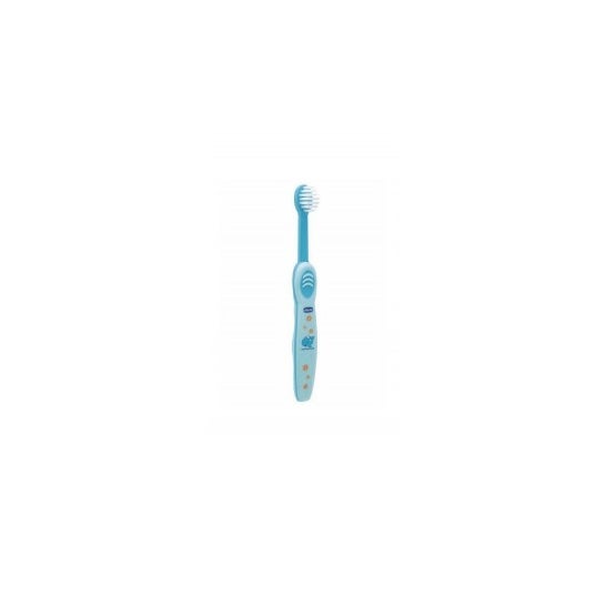 Chicco Cepillo Dental Infantil de Cerdas Suaves Azul 6m+ 1ud