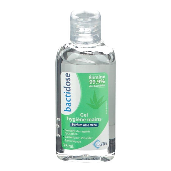 Gilbert Bactidose Handhygiene-Gel Aloe Vera Parfüm 75ml