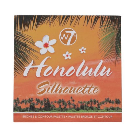 W7 Honolulu Silhouette Bronze & Contour Palette 1ud