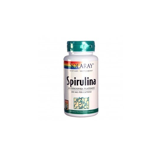 Solaray Espirulina Cáps 410mg
