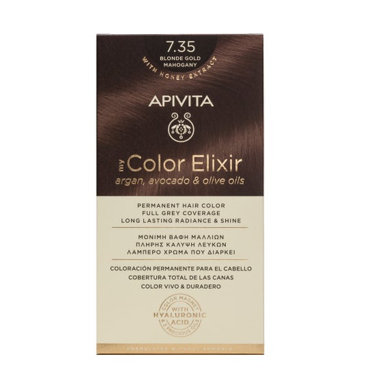 Apivita Kit My Color Elixir Hair Dye nr. 7,35