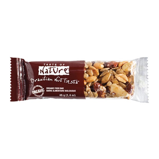 Taste Of Nature Barrita de Nueces de Brasil Bio 40g