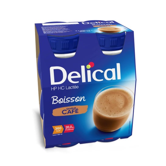 Lactalis  Delical Milk Drink HPHC Caf 200ml batch of 4