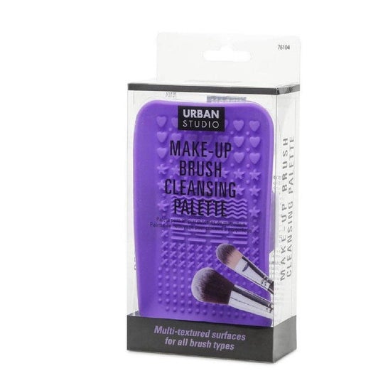 Cala Make-Up Brush Cleansing Palette Purple 1ud