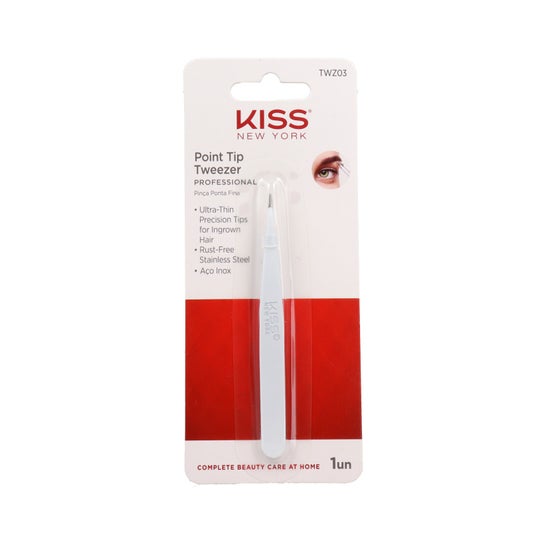 Red By Kiss KNY Point Tip Tweezer Professional 1ud