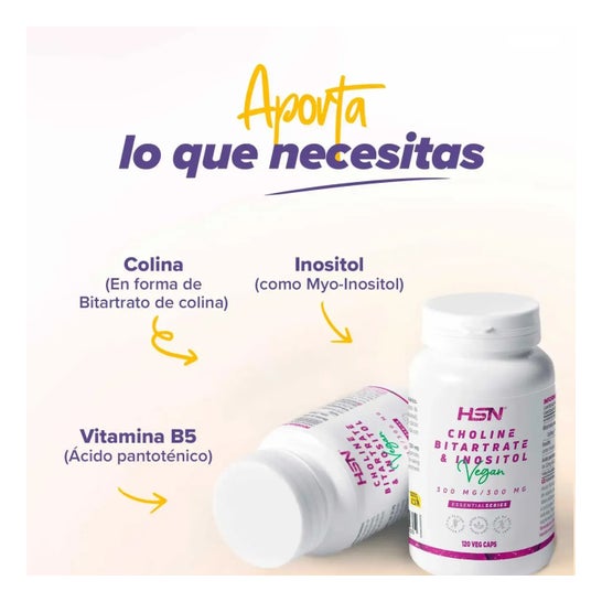 HSN Colina E Inositol 300mg/300mg 30vcaps
