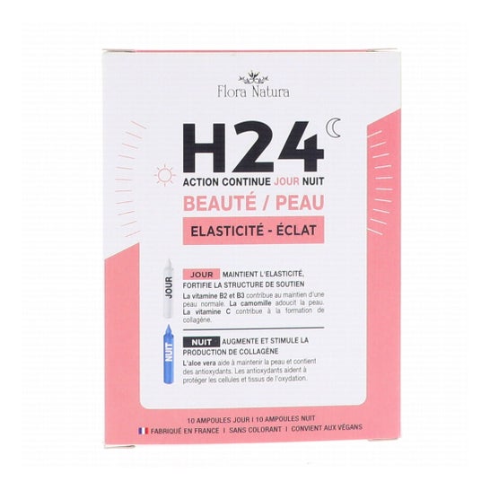 Flora Natura H24 Beauty Skin 10 Ampoules Day + 10 Ampoules Night