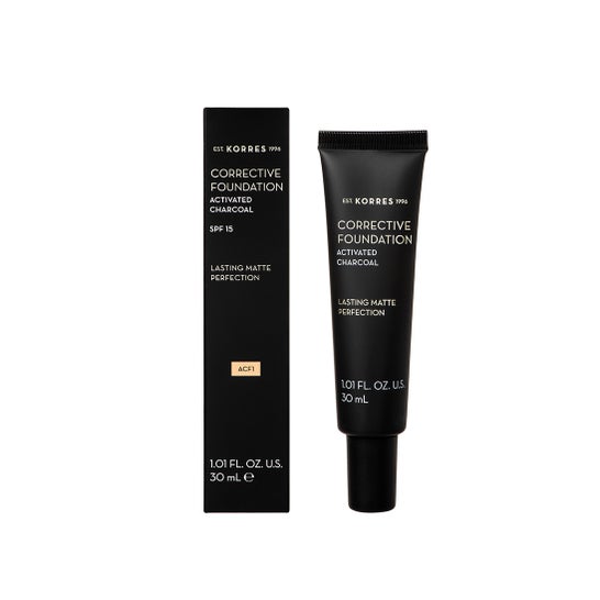 Korres Base Correctora Carbón Spf15 1 30ml