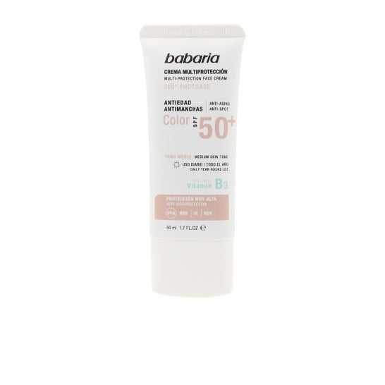 Babaria Multiprotection Anti-Aging Color Cream SPF50+ 50ml