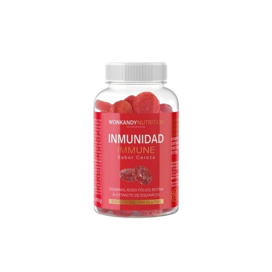 Wonkandy Nutrition Inmunidad Cereza Gummies 60uds