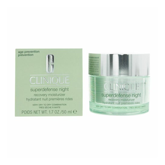 Clinique Superdefense Night Recovery Moisturizer 1/2 Crème 50ml