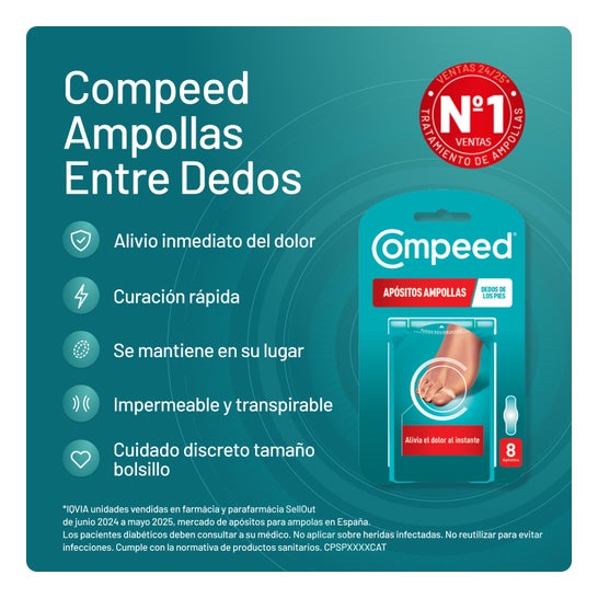 Compeed Ampollas Dedos Pies 8uds