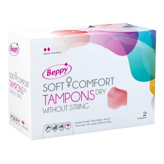 Beppy Soft Comfort Dry Tampons zonder Strips 2 stuks